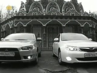 test drive mitsubishi lancer x vs subaru impreza